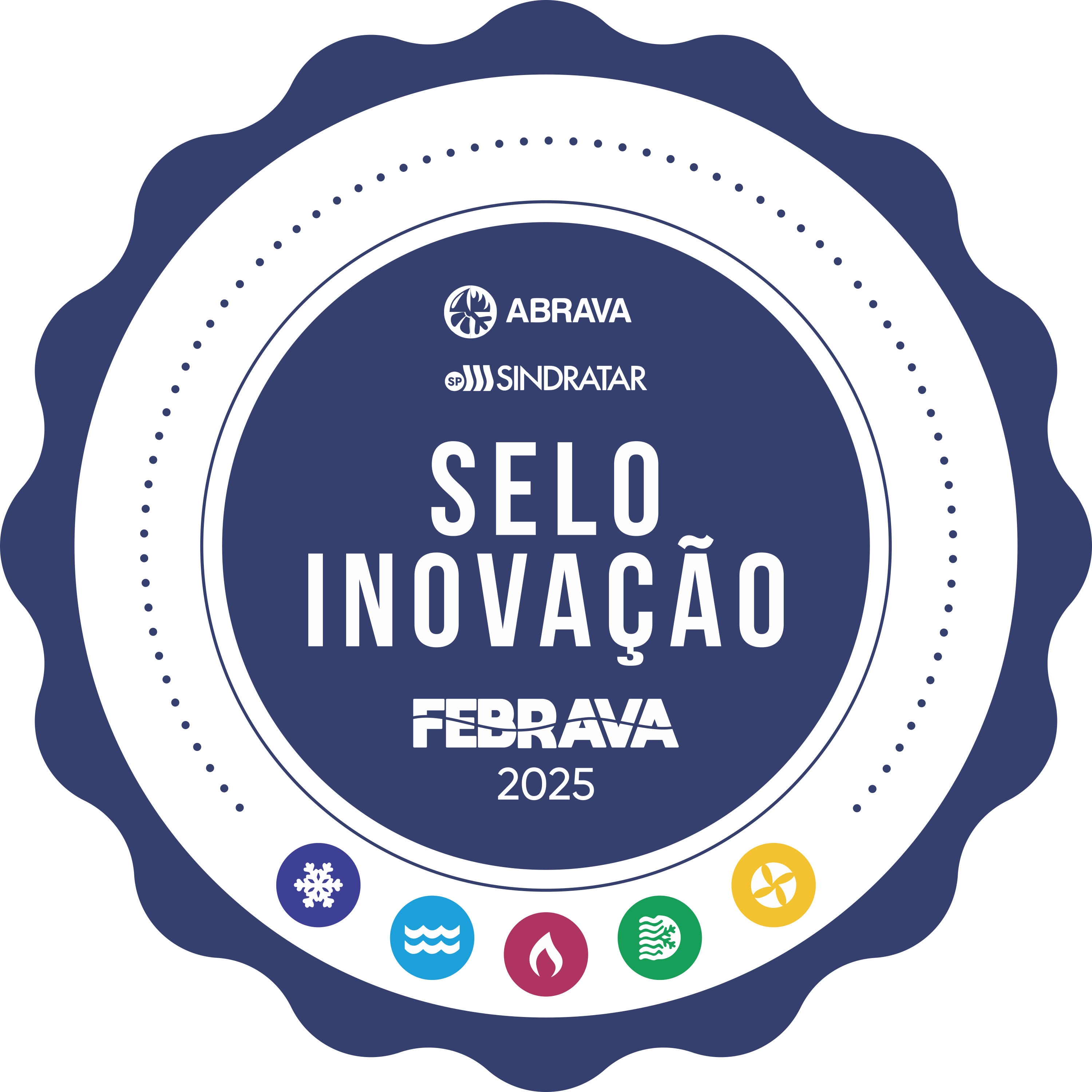 Selo Inovação FEBRAVA 2025 - ABRAVA / SINDRATAR